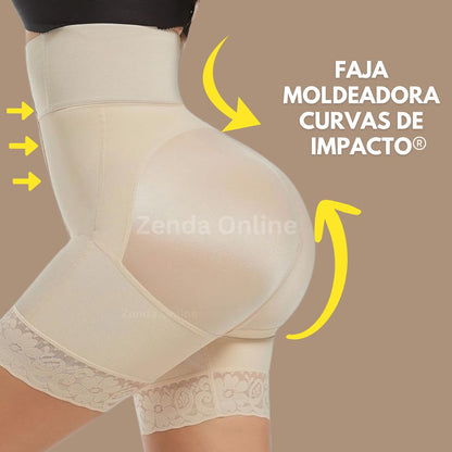 Curvas de Impacto® – El Panty que estiliza cintura, Moldea abdomen y Levantacola.